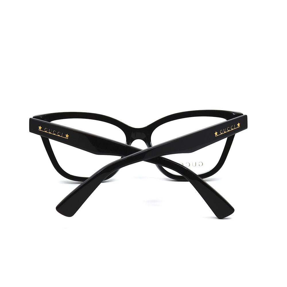 Gucci GG1589O 001 Black Eyeglasses Frames 55-16-145 Authentic New Italy - Picture 9 of 16